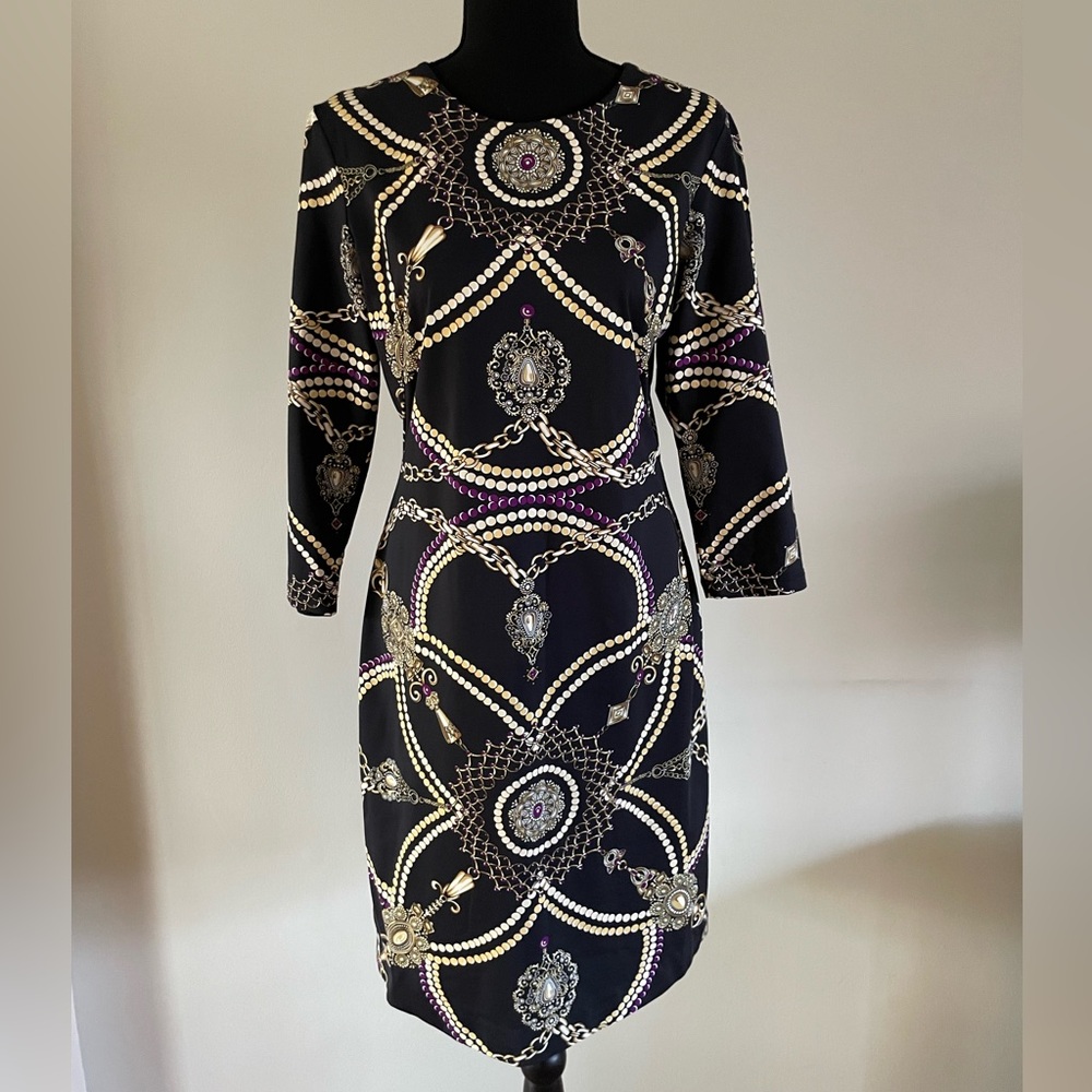 J McLaughlinlin medium knee-length 3/4 sleeve dress